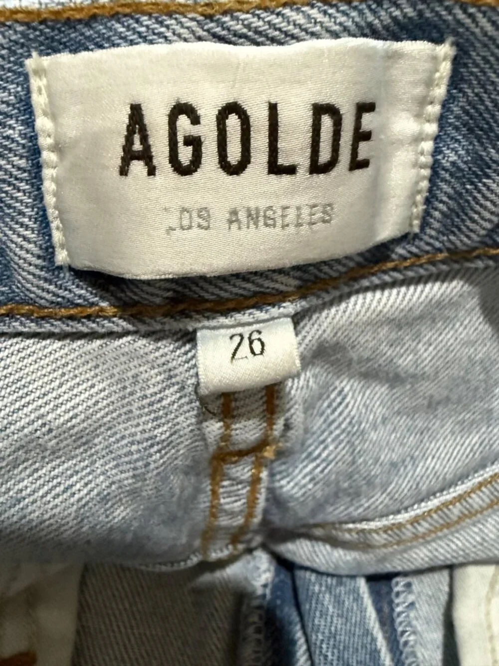 Agolde Jeans Womens Size 26 Pinch Waist High Rise Kick Jeans A095-1141 Crop - Picture 4 of 14